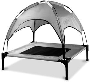 Cama seca para perros a prueba de masticación con dosel extraíble cama de cuna acrílica cama para perros con capucha uso interior y exterior - Product Image 5