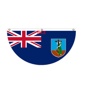 Bandera de las Islas Turquesas y Caicos, Bandera de Abanico Semicircular con Diseño Personalizado para el Hogar, Porche, Fiestas Deportivas, Cafetería, Bar, Reuniones al Aire Libre - Product Image 6