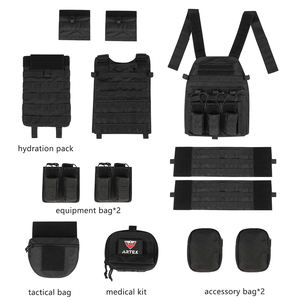 Chaleco Táctico MOLLE Impermeable de Poliéster Ligero, Equipo de Protección para Entrenamiento, Caza y Aventuras al Aire Libre - Product Image 5