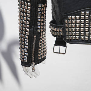 Fábrica <span class=keywords><strong>de</strong></span> Prendas <span class=keywords><strong>de</strong></span> Cuero, Chaqueta <span class=keywords><strong>de</strong></span> Motociclista <span class=keywords><strong>de</strong></span> Cuero Sintético |   Aplicación <span class=keywords><strong>de</strong></span> Remaches Metálicos |   Fabricante <span class=keywords><strong>de</strong></span> Chaquetas <span class=keywords><strong>de</strong></span> Diseño <span class=keywords><strong>de</strong></span> Moda - Product Image 6