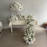 Bestverkochte synthetische rozenbal voor bruiloftstafeldecoratie, tentoonstellingshallendecoratie en bloemdecoratie voor wegwijzers.