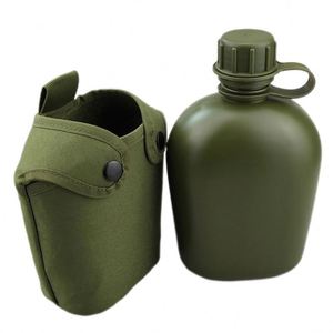 Muestra gratuita: Set táctico de tres piezas con aislamiento térmico para exteriores, cantimplora con asa y cinturón. - Product Image 4