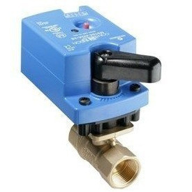 Válvula de bola de control eléctrico Emori de 40 mm, de latón roscado, de dos vías, para agua, estándar americano - Product Image 1