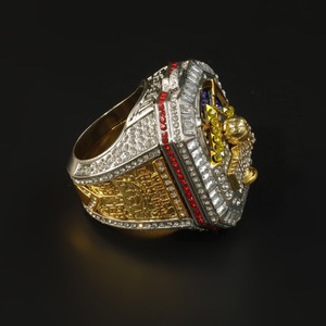 2023 <span class=keywords><strong>Denver</strong></span> Nuggets No. 2023 Anillo de Campeonato de <span class=keywords><strong>Jokic</strong></span>, 15 Anillos, Estilo Hip Hop, Aleación Chapada en Oro, Joyería de Moda para Fanáticos - Product Image 4