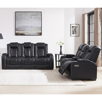 Modernes Europäisches Luxus-Schlafsofa-Set mit Elektrischen Verstellbaren Sitzen aus PU-Leder Umweltfreundliche Wohnzimmermöbel