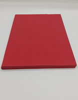 Carpeta de Archivo Personalizada de Cuero PU Brillante para Certificados, Porta Diplomas A4 con LED