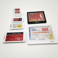 Grosir Label harga Digital sistem ESL 3.7 inci Wifi empat warna Label rak elektronik e-ink untuk toko dan supermarket
