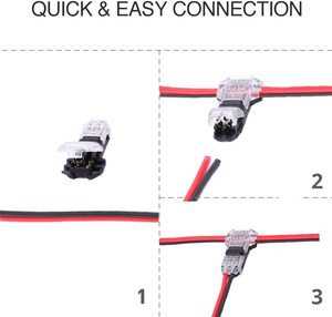 נמוך מתח אוניברסלי קומפקטי חוט T ברז מהיר אחוי מחברים 18-22AWG חוט חשמל חיבור עצמי הפשטה - Product Image 3