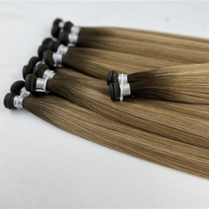 Extensiones de Cabello Humano Ruso Triple Virgen de Doble Trama, Finas, Invisibles, Rizadas, Onduladas, Slavic European Genius Weft, 12a - Product Image 5