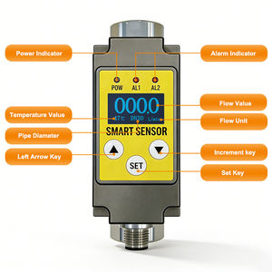 DN8 kecil vortex Flowmeter cairan Karman Vortex aliran & Sensor suhu - Product Image 3