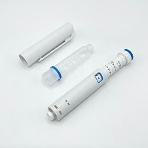 Custom Logo 0-60IU Plastic Disposable Injection <b>Pen</b> Fit 3ml Glass Cartridge Vial Single Use <b>Pen</b> Injector Adjustable Dose <b>Pen</b> - Product Image 1