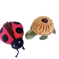 Nouveau tapis interactif de dressage pour chiens, en peluche, pour dissimuler la nourriture, motifs coccinelle et tortue, pour l'entraînement transfrontalier
