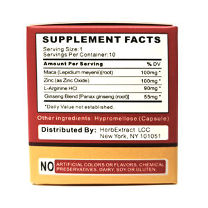 Supplément en Gélules de Racine de Maca pour Homme Puissant, Compléments Énergétiques Populaires Man Plus Extra - Product Image 3