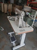Machine à coudre industrielle YUTAI à double aiguille motorisée haute efficacité 220V pour la fabrication de chaussures en cuir