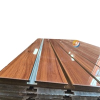 Panneaux de mur à lattes en MDF UV 4x8 pi, 3/4 po, robustes, durables et économiques, pour affichage, vente en gros usine du Shandong