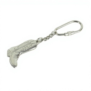 Horse Riding Boot Sculptured Keyring Equestrian Keyrings Gifts Items <b>Cheap</b> Price Metal Personalized Key Chains Handcrafts - Product Image 1
