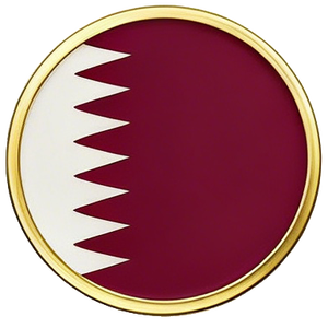 Épingles personnalisées Qatar en métal émaillé plaqué or, badge sur le thème du football, autocollant pour téléphone - Épuisé - Product Image 3