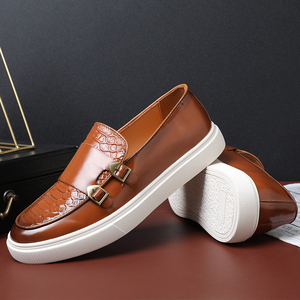 Chaussures habillées de haute qualité pour hommes, mocassins à enfiler, chaussures de mariage, dessus en PU imperméable, chaussures de bureau et de carrière - Product Image 5