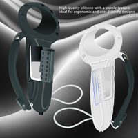 Poignées de contrôleur CIVIton XR avec accessoires de batterie pour Meta Quest 3 Profitez d'un jeu transparent avec les accessoires VR