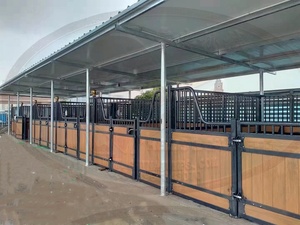 Panel stabil kuda lapis bubuk mewah Modular aman stabil untuk klub penunggang kuda luar ruangan - Product Image 5