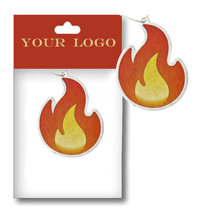 Désodorisant de voiture en papier de coton personnalisé Cool Design différentes formes avec des parfums - Product Image 1