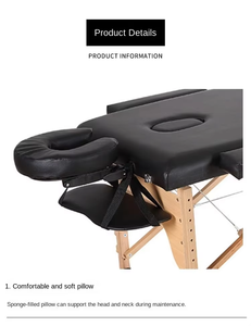 2025 Neues heißes profession elles Massage-und Wellness bett Hochwertiges, leichtes Holz klapp design - Product Image 4