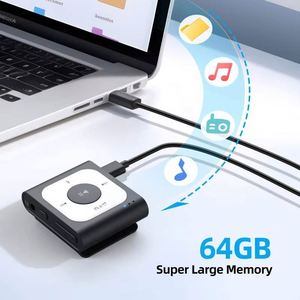 Lettore <span class=keywords><strong>MP3</strong></span>/4 Tascabile Mini Bluetooth con Clip Posteriore, Radio FM, Cuffie, TF, USB e Registrazione Vocale - Product Image 6