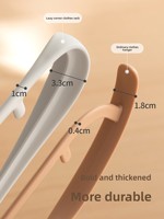 Cintre en plastique PP LANZYLO ODM avec texture antidérapante, conception épaisse sans trace, modèle 72389 pour suspendre les vêtements dans la garde-robe