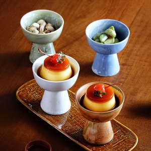 Plato de Postre de Porcelana Cerámica de Alta Calidad con Diseño Sólido, Resistente a las Manchas, Apto para Lavavajillas, Estilo Mediterráneo - Product Image 1