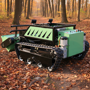 高品質クローラー式リモコン芝刈り機ディーゼルエンジン搭載、庭園用草刈機 - Product Image 2