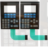 Clavier à membrane en silicone micro-étanche avec capteurs dôme, contacts de circuit électronique à superposition, contrôle par bande USB