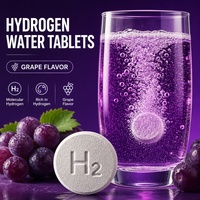 Comprimés d'hydrogène à dissoudre dans l'eau, saveur personnalisée, préparation de boisson quotidienne portable pour la maison, le bureau et les voyages