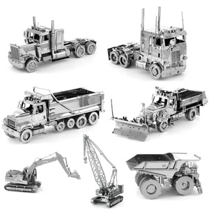 Heavy <strong>Machinery</strong> Series 3D Metal <strong>Puzzle</strong> -Optimus Prime Truck Model Kit Premium Collectible for Construction Enthusiasts - Product Image 2