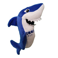 Jouets en peluche de requin personnalisés, 50 pièces, 5 pouces, avec logo de marque, mascotte ou cadeau, utilisé pour la Promotion