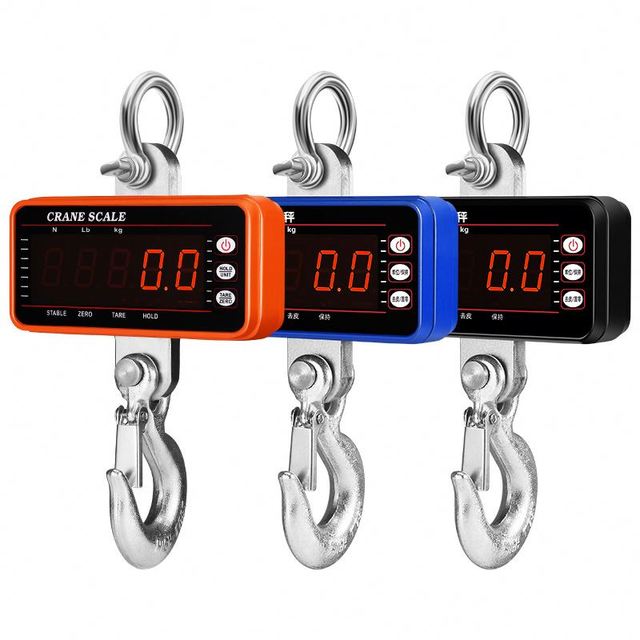 Wholesale Professional Stainless Steel Hanging Scale Digital 1000 kg 1500 kg Electronic Wireless Crane Scale Remote Control
