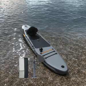 Planche à pagaie <span class=keywords><strong>gonflable</strong></span> AKSPORT <span class=keywords><strong>11</strong></span> |   Système à 3 ailettes en PVC |   Conception extra large de 34 pouces |   Plancher antidérapant |   pour adultes - Product Image 2