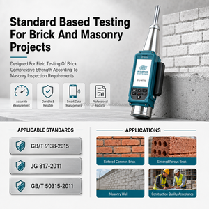 Testeur de briques de construction portable pour l'inspection des maçonneries, sortie de données USB et analyse sur PC pour les équipes de construction - Product Image 3