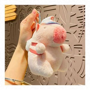 En gros, personnalisé, jouets en peluche Capybara super doux en coton PP et nylon, pour le sac à dos, porte-clés mignon, petite poupée en peluche, cadeau - Product Image 1