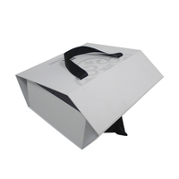 Boîte cadeau pliable DIY avec couvercle magnétique en papier couché, couleur personnalisée, gaufrage, dorure à chaud, pelliculage brillant/mat pour