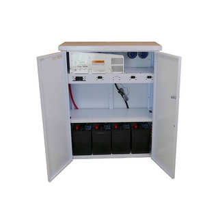 Gabinete de Almacenamiento de Baterías de Acero Inoxidable Blanco/Negro Personalizado, Rack Exterior para Telecomunicaciones, Certificado ISO9001 - Product Image 3