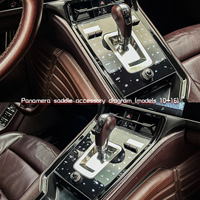 Pour Porsche Panamera 970 2010-2016 ACARDASH Kit 3 pièces : double écran + panneau avant + panneau arrière de climatisation - Accessoires de mise à niveau