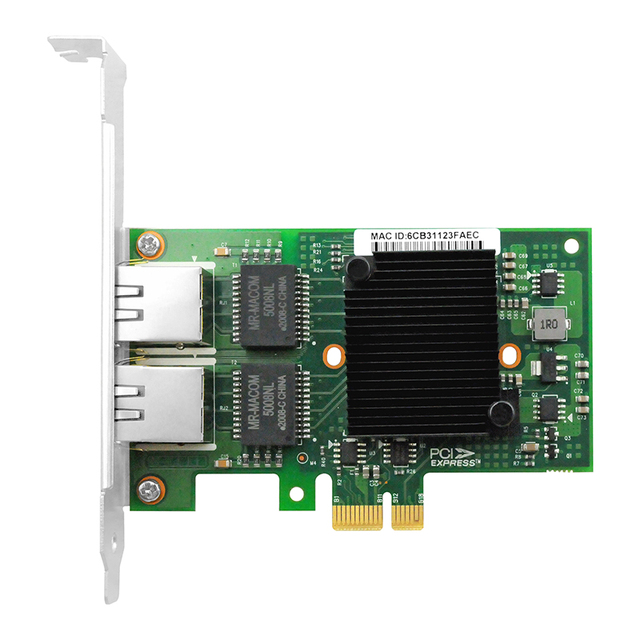 LREC9222HT Dual Port Server Adapter 2 X 1000mbps RJ45 Copper I350 Based Ethernet PCIe Card Internal in Stock