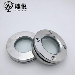 หน้าต่างสังเกตการณ์แบบหน้าแปลนเชื่อมติดท่อสแตนเลส 304 สำหรับงานสุขาภิบาล - Product Image 4