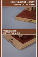 Boîte à montres de luxe en bois avec coussinets en velours amovibles, présentoir à 2 niveaux, taille personnalisable, logo, rangement domestique, présentoir à bijoux