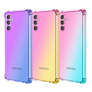 Funda para Teléfono Samsung <span class=keywords><strong>Galaxy</strong></span> A13, Antigolpes, Delgada, con Agarre, TPU Suave, Color Degradado, Parte Trasera Transparente, para Samsung A13 5G - Product Image 1