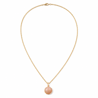 Collier pendentif en pierre de soleil naturelle enroulée sur fil, chaîne en acier inoxydable, bijoux or et argent, cadeau