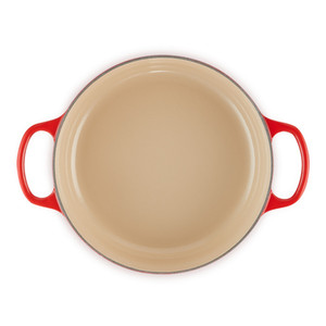 24cm dia, 3.1L men đúc sắt Vòng sauteuse nông Hà Lan lò nồi soong đồ nấu nướng - Product Image 4