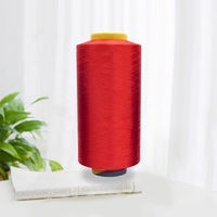 Fil de polyester 75/72 couleurs de bonne qualité pour l'industrie du vêtement