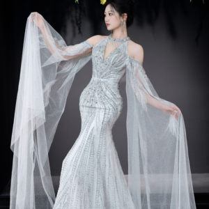 Goed Verkopende Luxe Arabische Vrouwen Zeemeermin Avondjurk Voor Lange Huwelijksfeesten En Jurken - Product Image 1