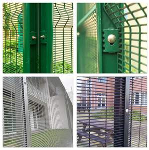 Valla de Alta Seguridad 358 Anti-escalada, Panel de Malla de Alambre Soldado Clearview, Acero Galvanizado, para Perímetros Exteriores de Ranchos, Prisiones y Aeropuertos - Product Image 4